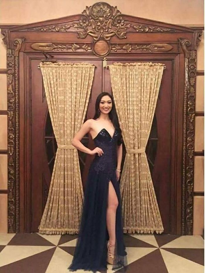 Karen Ibaso không có lợi thế chiều cao, cô chỉ cao 1m70 nhưng bù lại, cơ thể Hoa hậu Trái Đất khá cân đối.
