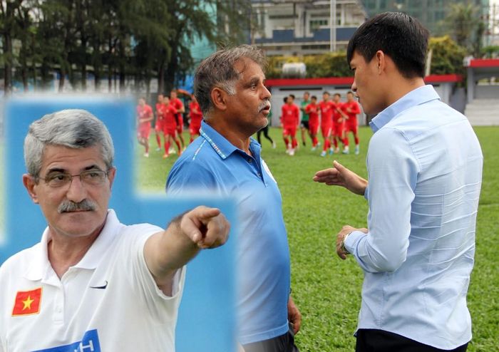 Ông thầy râu kẽm Calisto (ảnh nhỏ) thay HLV Alain Fiard là khả năng nhiều người nghĩ tới