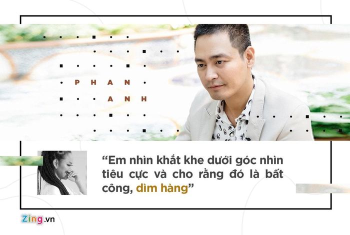 Thời điểm Mai Ngô xù lông với BTC cuộc thi Hoa hậu Hoàn vũ, MC Phan Anh viết tâm thư: "Em nhìn những thách thức, thậm chí đôi khi khắt khe với mình dưới góc nhìn tiêu cực và cho rằng đó là bất công, đó là dìm hàng".