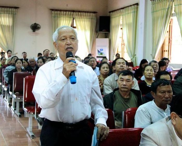 Hội nghị đã tiếp thu 15 lượt ý kiến của cử tri. Ảnh: Mỹ Nga