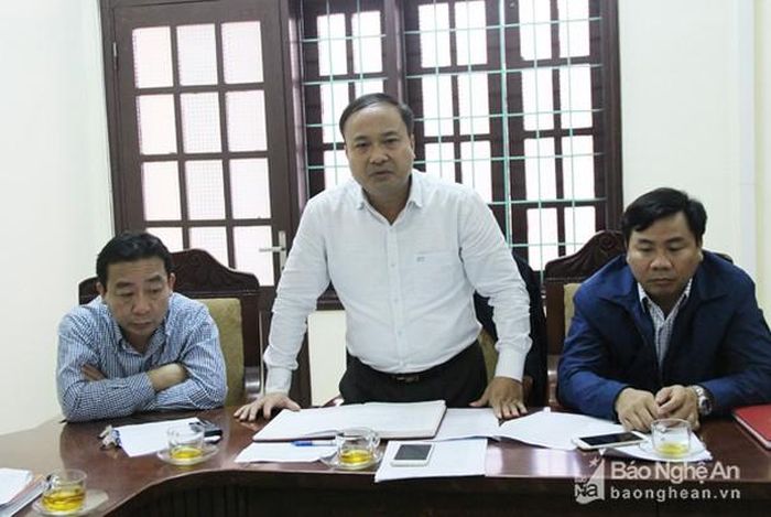Đồng chí Nguyễn Viết Hưng - Phó Bí thư Thường trực Huyện ủy Yên Thành thừa nhận một số bất cập trong công tác cải cách tư pháp trên địa bàn huyện. Ảnh: Minh Chi