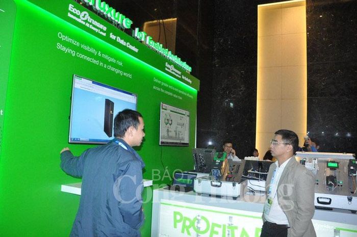 Schneider Electric đã mang đến triển lãm nhiều công nghệ đột phá