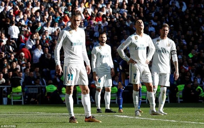 Nỗi thất vọng của dàn sao Real Madrid