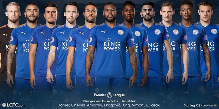 Đội hình ra sân của Leicester