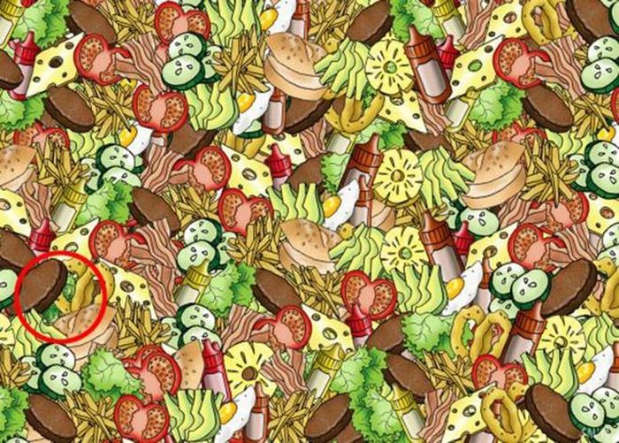 Đáp án của câu đố tìm dưa chuột.