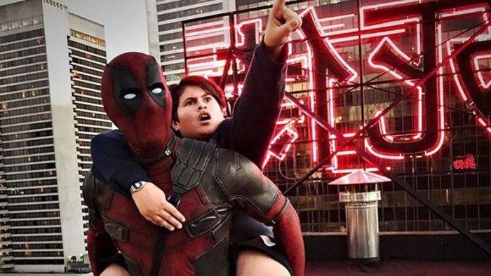 Deadpool bảo vệ Russel cũng là bảo vệ thế hệ "con trẻ". Ảnh: 20th Century Fox 
