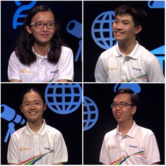 Các thí sinh Công Nương, Thế Anh, Hà Giang, Hồng Sơn. Ảnh: FB VTV