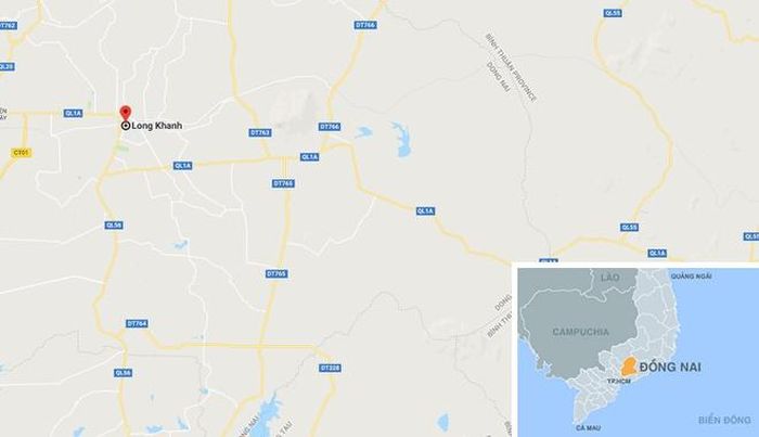 Vị trí thị xã Long Khánh. Ảnh: Google Maps.