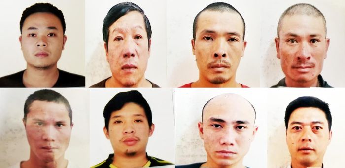 Các đối tượng trong đường dây cá độ bóng đá.