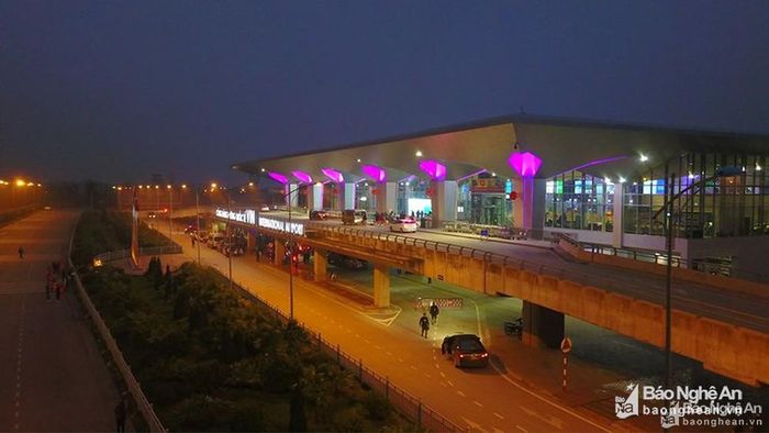 Cảng hàng không Quốc tế Vinh hiện có 7 đường bay. Ảnh tư liệu