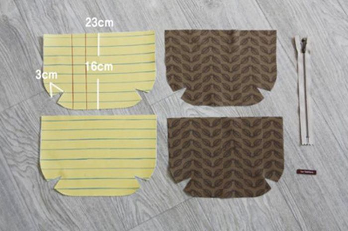 Vẽ và cắt theo hình vẽ chiếc túi yêu thích của bạn (Ảnh minh họa)