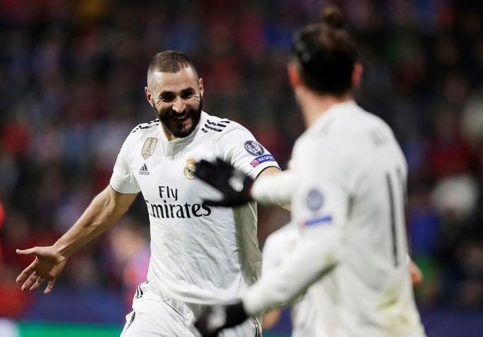 Benzema ghi bàn trở lại với cú đúp trong trận