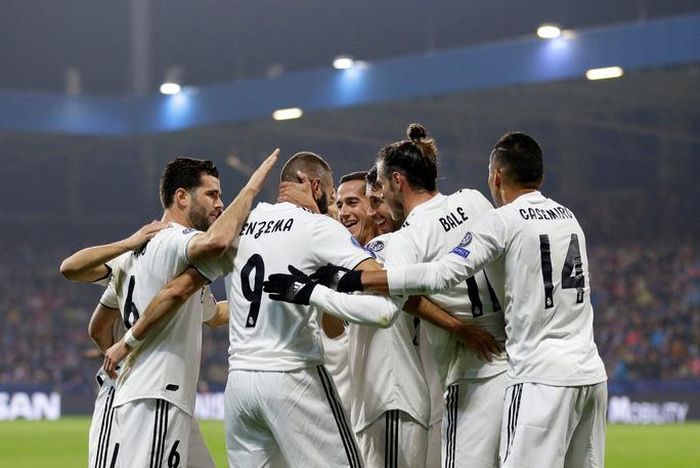 Niềm vui chiến thắng của Real Madrid