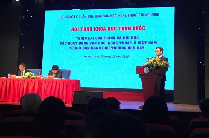 Phó Thủ tướng Vũ Đức Đam phát biểu tại hội thảo