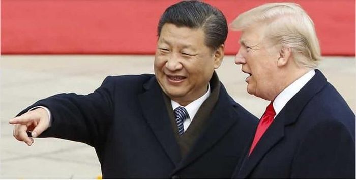 Tổng thống Mỹ Donald Trump và Chủ tịch Trung Quốc Tập Cận Bình. ảnh: Getty Images