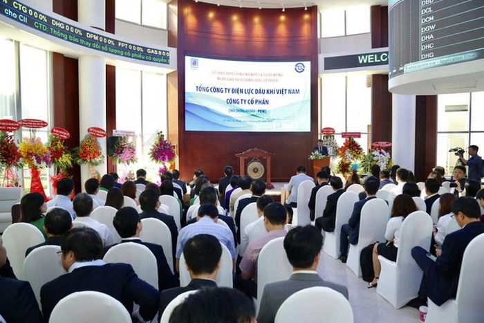 POW của Tổng công ty Điện lực Dầu khí Việt Nam chào sàn Hose ngày 14/1/2019. Ảnh: Petrotimes.