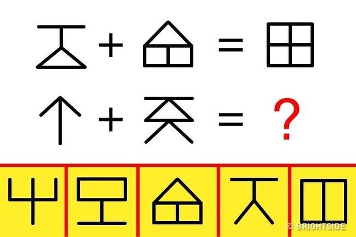 Bạn hãy lựa chọn ký tự phù hợp để điền vào đáp án của phép cộng thứ 2. Tranh: Bright Side.