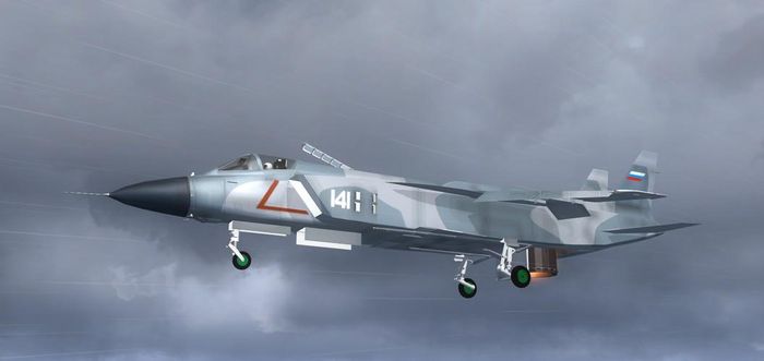  Cánh chính được đặt trên lưng máy bay tương tự như Yakovlev Yak-36, kiểu cánh mũi tên xuôi và có thể được gấp lại để lưu trữ trên tàu. 