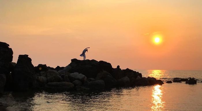 Hoàng hôn Long Beach (ảnh: Dung Trần).