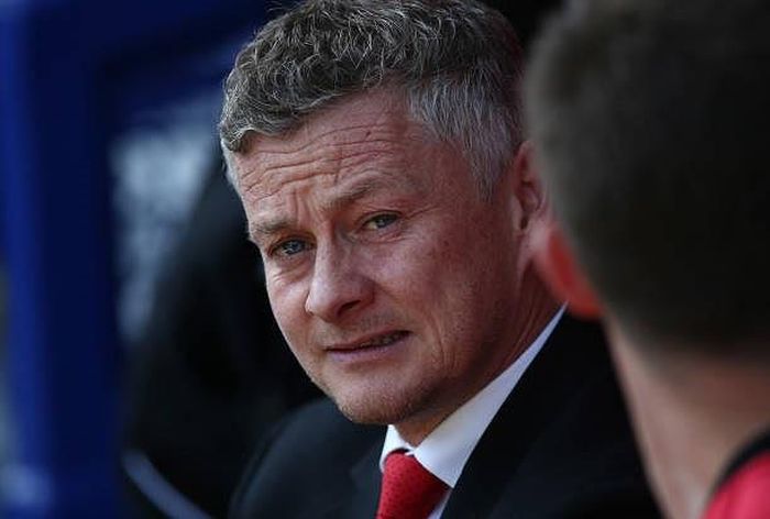 Gương mặt căng thẳng của Ole Solskjaer