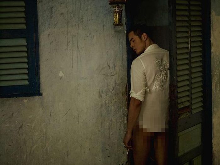 Một góc ảnh khác của mẫu nam sinh năm 1989 trong bộ ảnh "The Lover".
