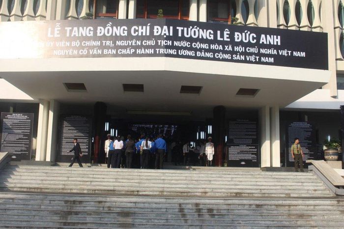 Lễ viếng nguyên Chủ tịch nước Lê Đức Anh ở TP.HCM bắt đầu từ 7h.
