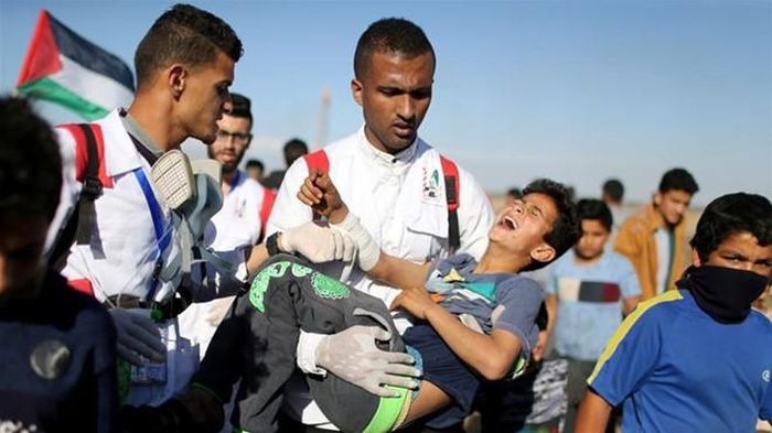 Cơ quan y tế của Gaza cho biết 51 người Palestine đã bị thương vào ngày 3/5. Ảnh: Reuters.