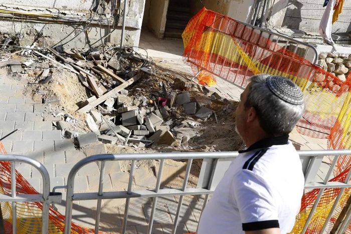 Những quả rocket Qassam tự chế với giá thành chỉ vài trăm USD khiến không thể bắn trúng mục tiêu định trước, vì vậy Hamas sử dụng chiến thuật bắn liên tục với số lượng lớn, khiến thiệt hại khó dự đoán. Ảnh: AFP.
