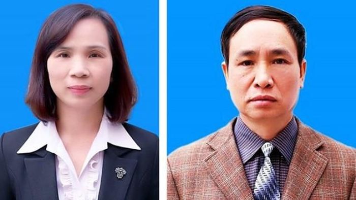 Bị can Triệu Thị Chính và Phạm Văn Khuông
