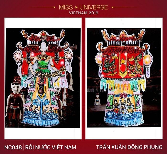 Mẫu thiết kế trang phục truyền thống từ loại hình văn hóa múa rối