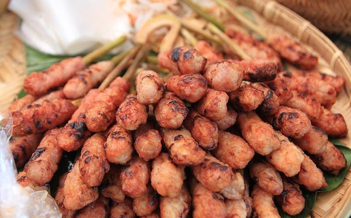 Những món ăn được bày biện bắt mắt tại Lễ hội.