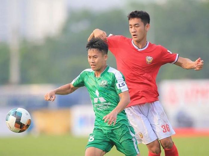 Hà Tĩnh đang "bay" ở ngôi đầu bảng. Ảnh: MINH HOÀNG