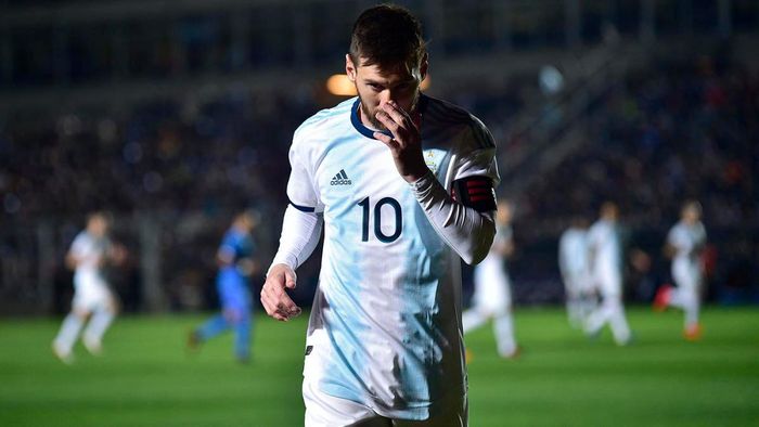 Messi quyết tâm phá "dớp" trong màu áo đội tuyển quốc gia. Ảnh: Eurosport