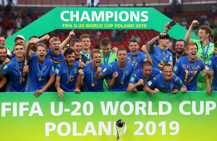 U20 Ukraine xứng đáng lên ngôi vô địch U20 World Cup 2019. Ảnh: FIFA.