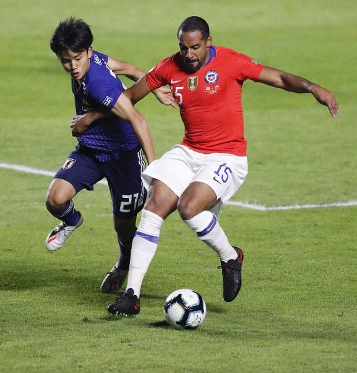 Kubo đã có màn trình diễn coi được trước tuyển Chile.
