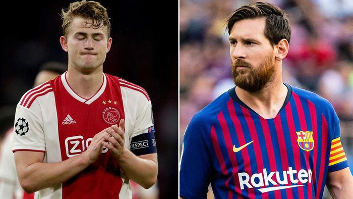 Messi ngăn De Ligt về Barca