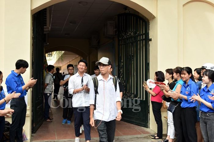 Đâ số các thí sinh đều hoàn thành tốt bài thi sáng nay