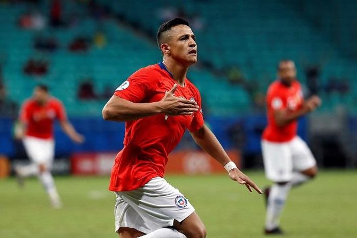 Phong độ của Sanchez ở Chile khác xa so với MU