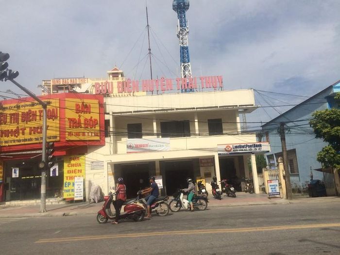 Trụ sở bưu điện huyện Thái Thụy.
