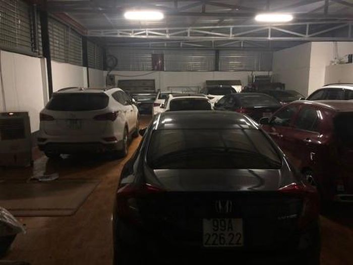 Sồ xe ô tô bị tạm giữ