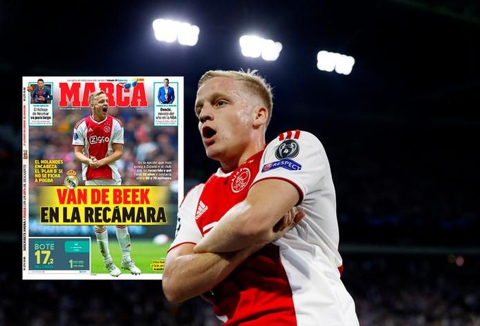 Real chưa thể đạt thỏa thuận vụ Van de Beek