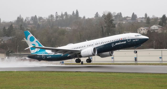 Mẫu máy bay 737 MAX của Hãng Boeing (Nguồn: Time).