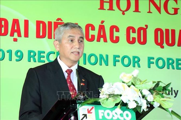 Ông Hanif Salim, Tổng lãnh sự Cộng hòa Indonesia tại Thành phố Hồ Chí Minh phát biểu tại Hội nghị.