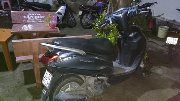 Tang vật, chiếc xe máy trộm cắp.