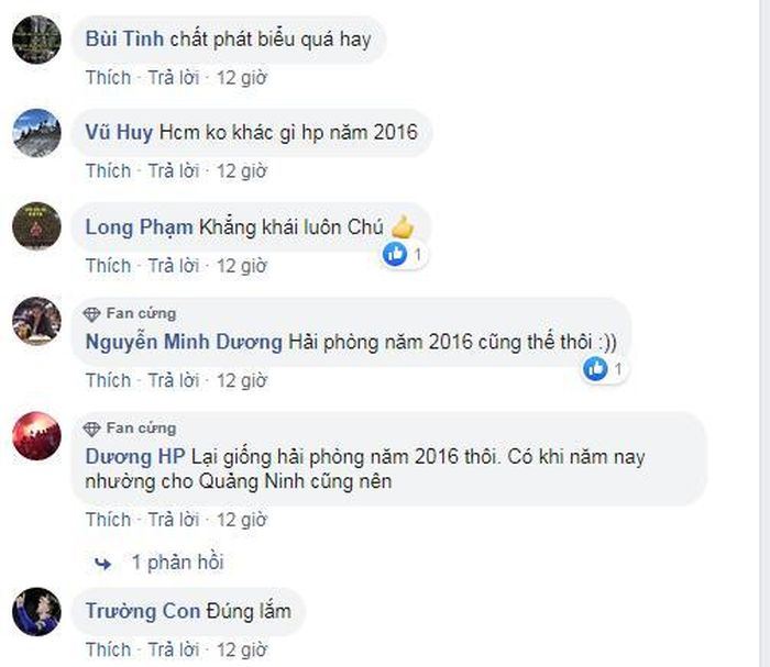 Nhiều bình luận nhận định, đội đang dẫn đầu bảng V League 2019 đang lâm vào tình cảnh giống Hải Phòng năm 2016