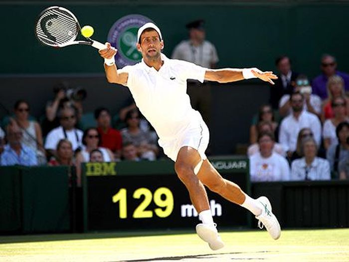 Djokovic có bộ chân rất linh hoạt, và đó là bí quyết thành công ở Wimbledon