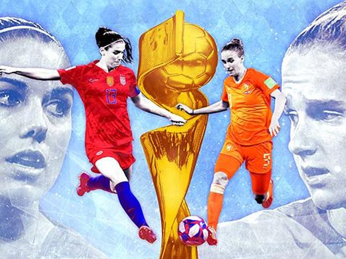 Rất ít người quan tâm đến trận chung kết World Cup nữ 2019 do trùng thời điểm với chung kết Copa America 2019