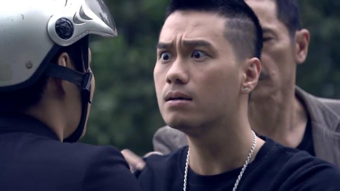 Hình ảnh Việt Anh trong bộ phim "Người phán xử".