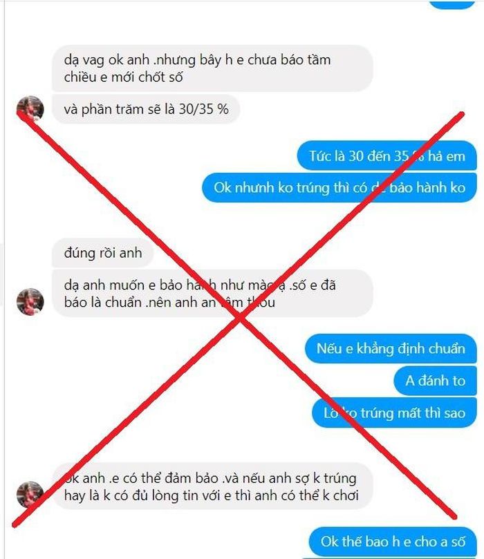 Những lời khẳng định, đảm bảo chắc nịch của đối tượng cho số