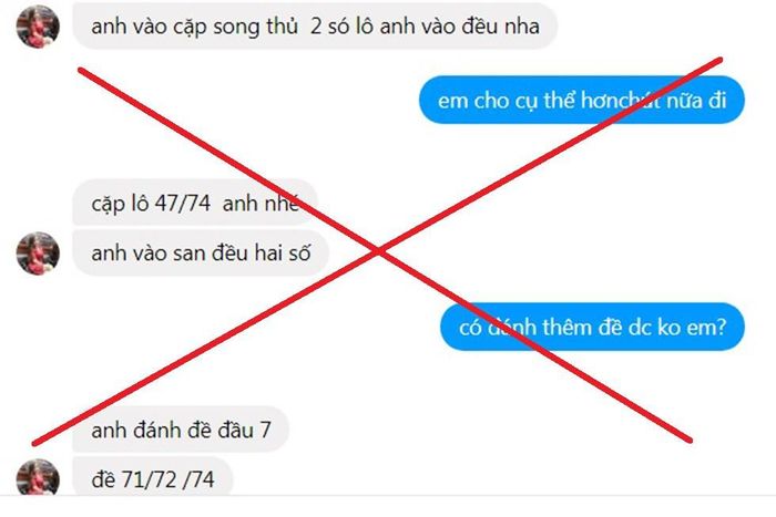 Toàn bộ con số được cung cấp đều đã... sai so với kết quả xổ số trong ngày